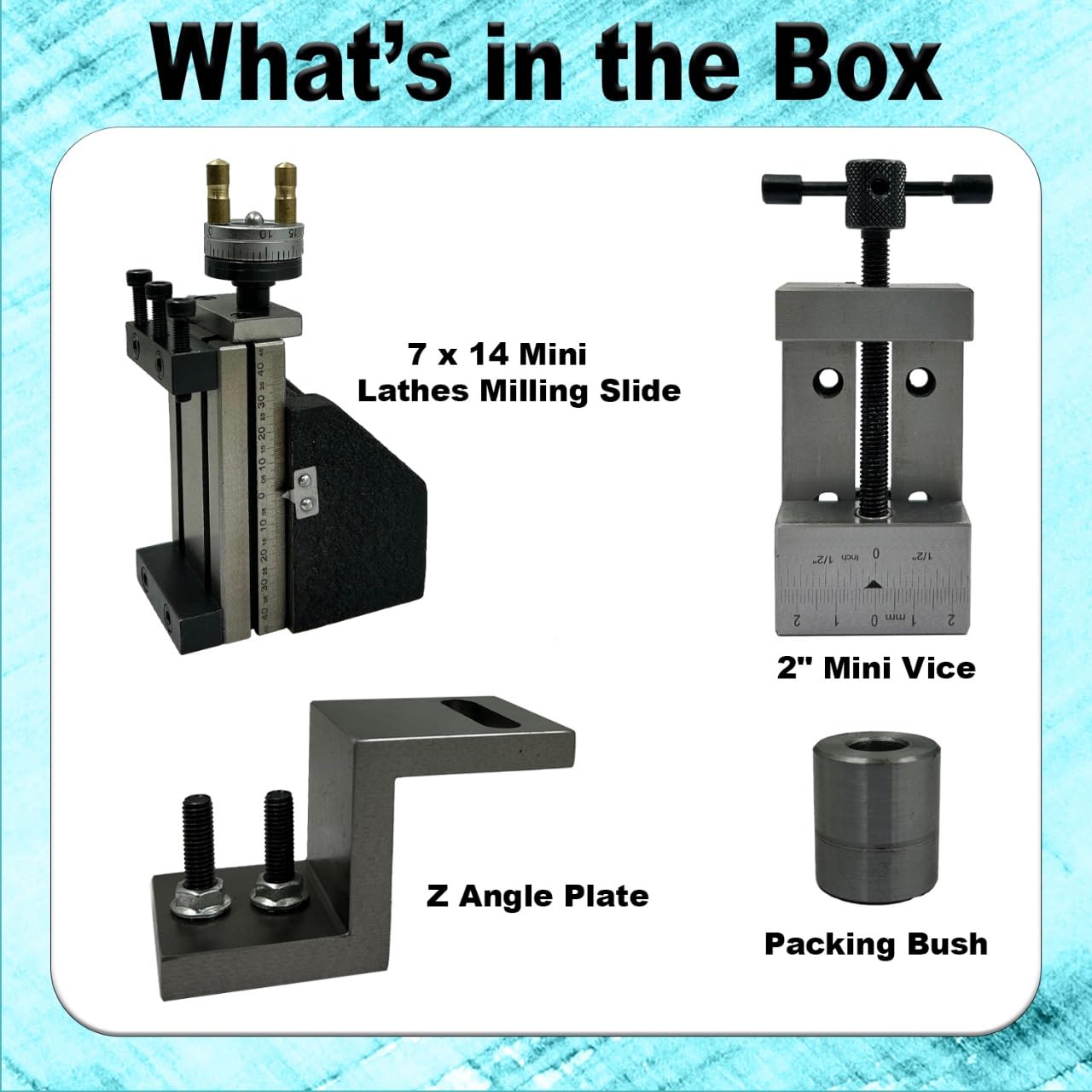 Amazon | ASSORTS 各種ミリング スライド コンボ、7 x 14 ミニ旋盤用